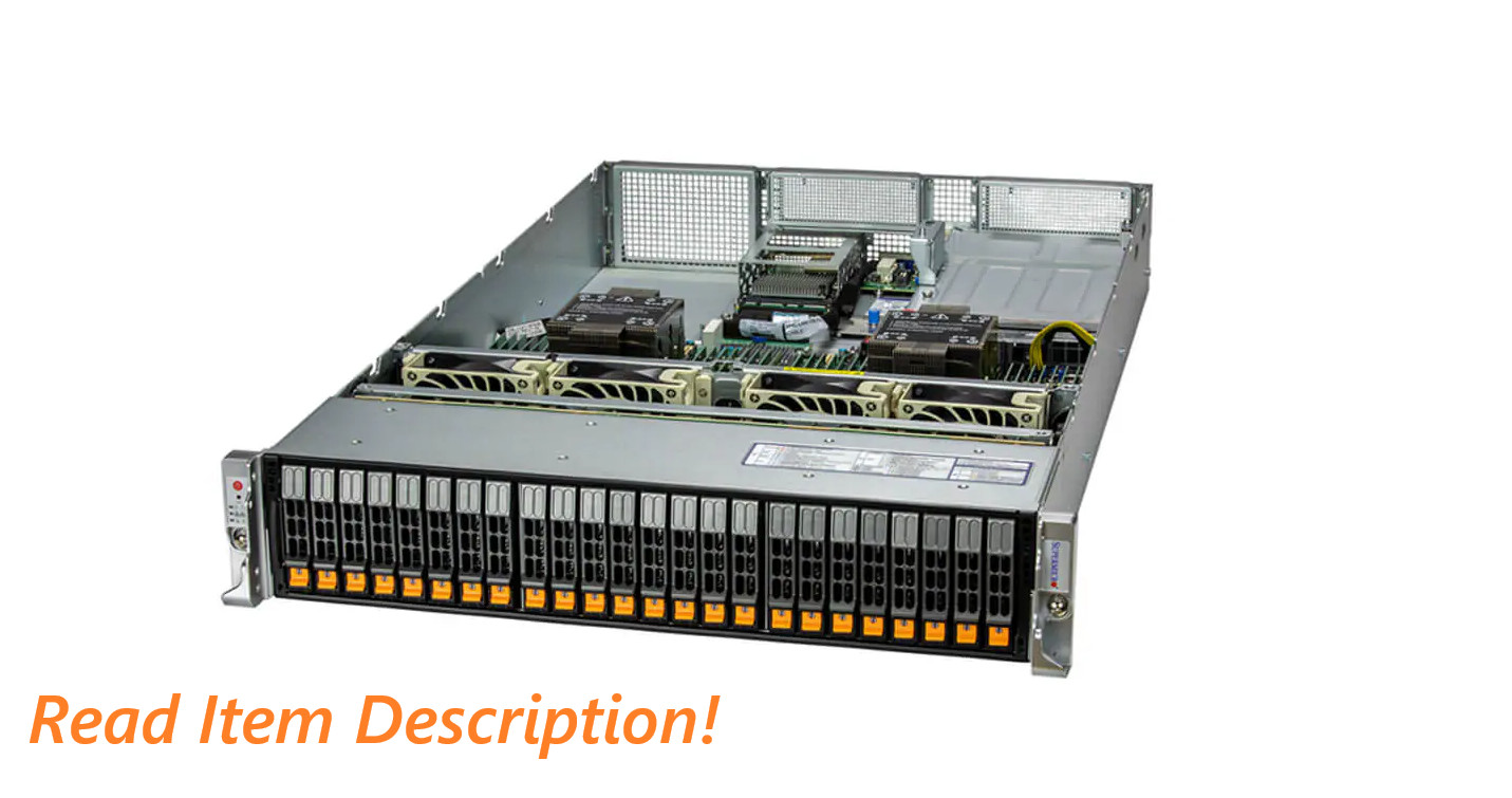 New Supermicro Hyper SuperServer SYS-220H-TN24R – Barebone – (Read Details)