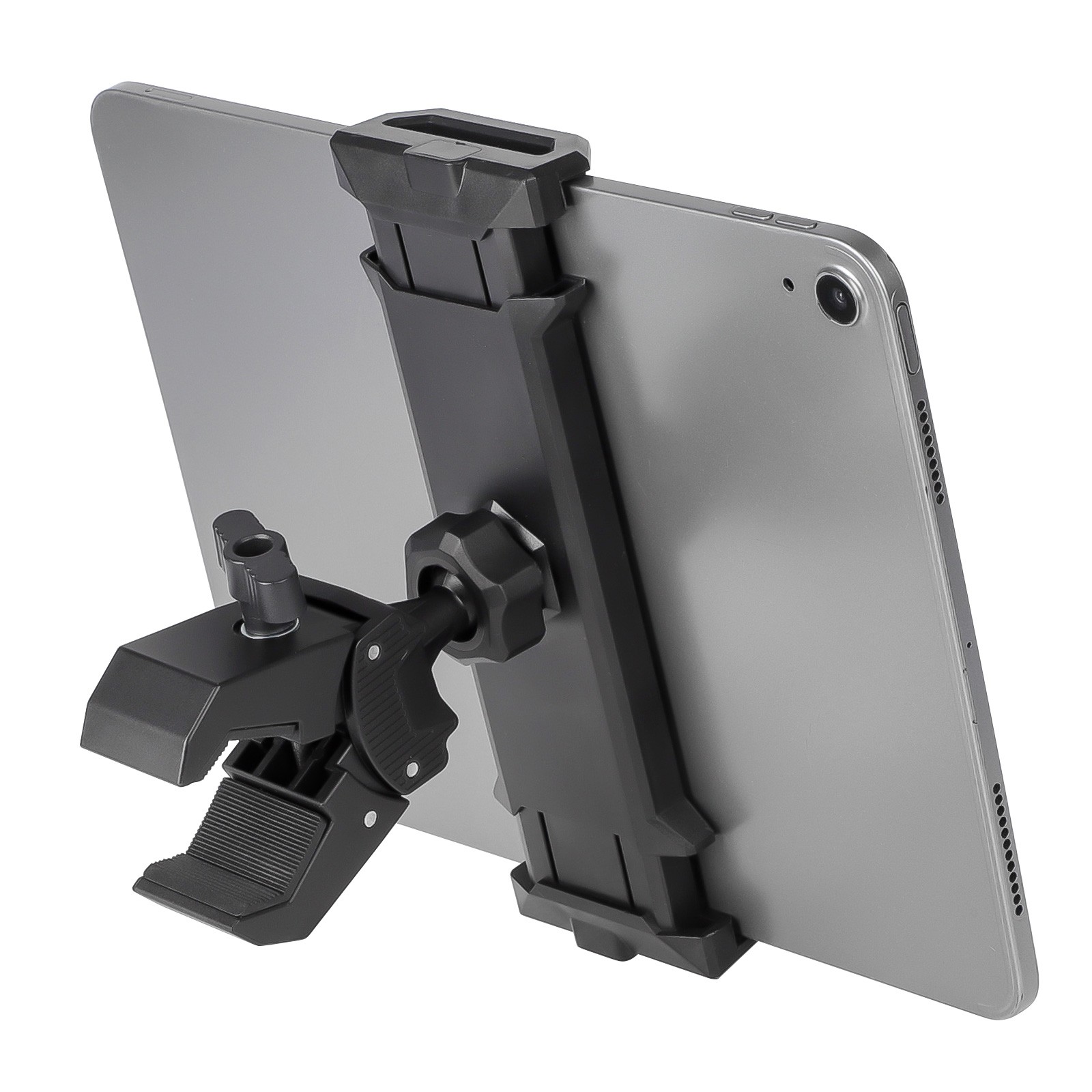 Adjustable Tablet Holder for 4.7-12.9″ iPad iPhone Mic Stand Bike Pole Handlebar