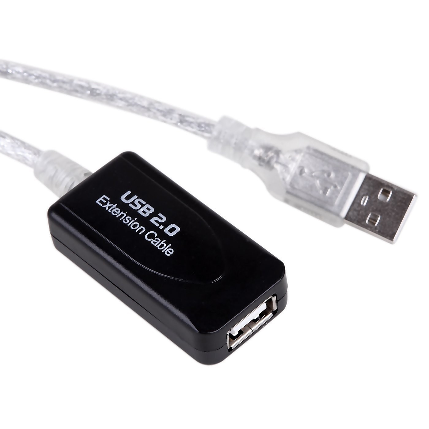 25ft 8M USB 2.0 A Male to Female Active Extension/Repeater Cable Kinect PS3 NEW