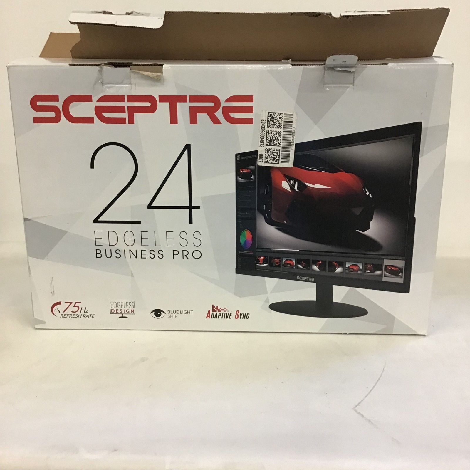 Sceptre E248W-FPT 23.8″ Widescreen IPS LED Monitor with Built-In Speakers