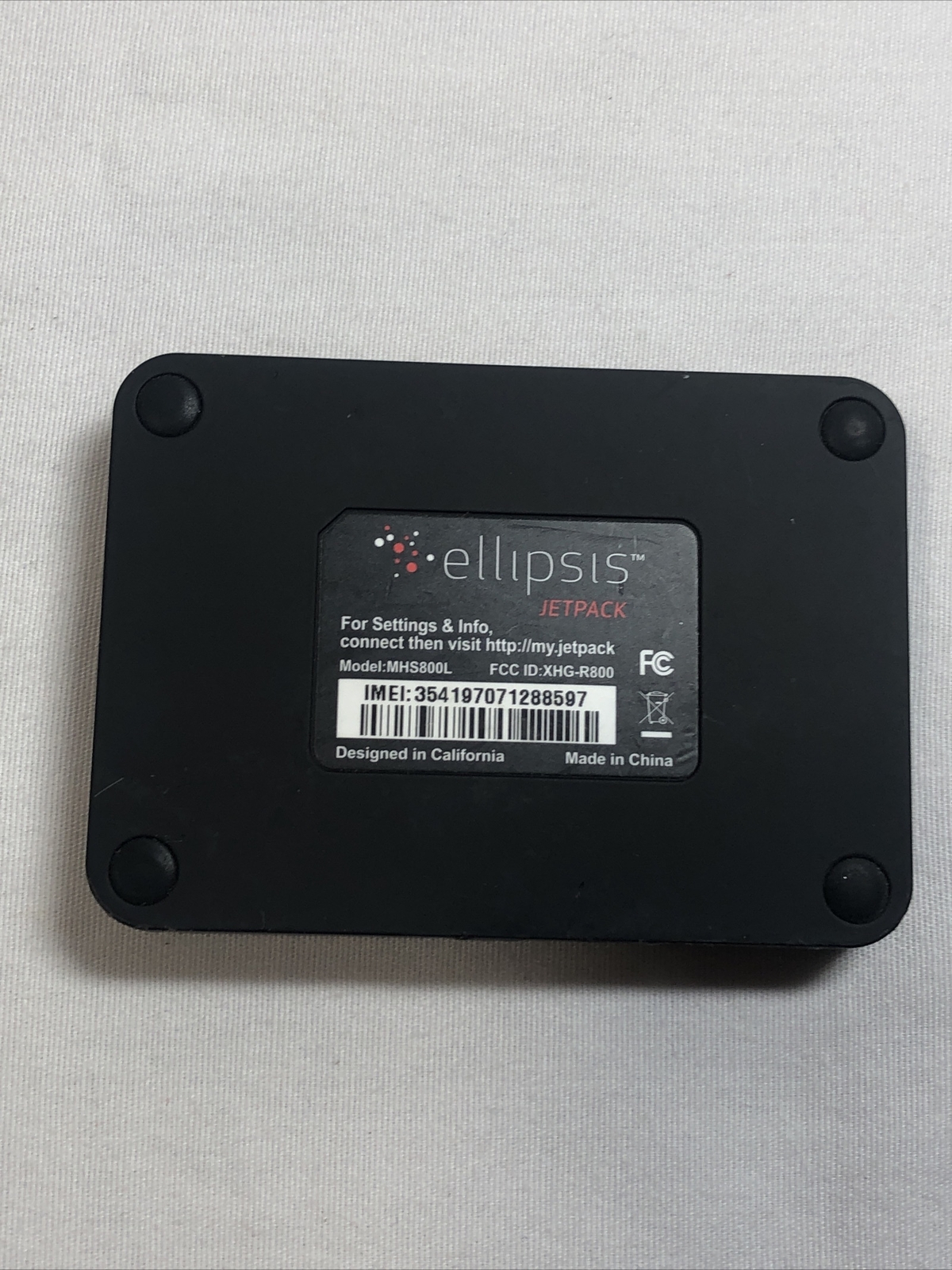 Verizon Ellipsis MHS800L Jetpack 4G LTE WiFi Hotspot Mobile – Excellent