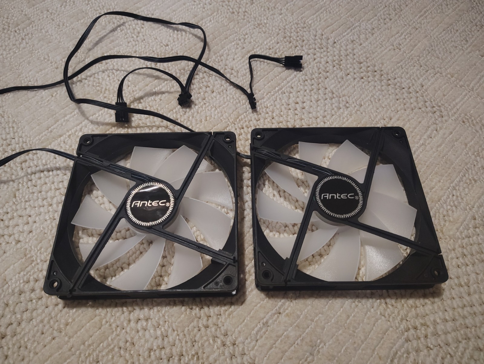 Antec 2x140mm Case Cooling Fan PST with SATA connector