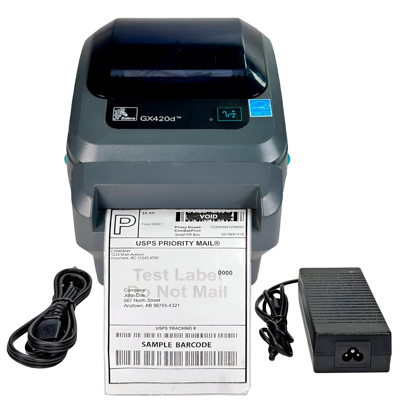 Zebra GX420d (LP2844 Replaces) Direct Thermal Barcode Label Printer Cutter USB