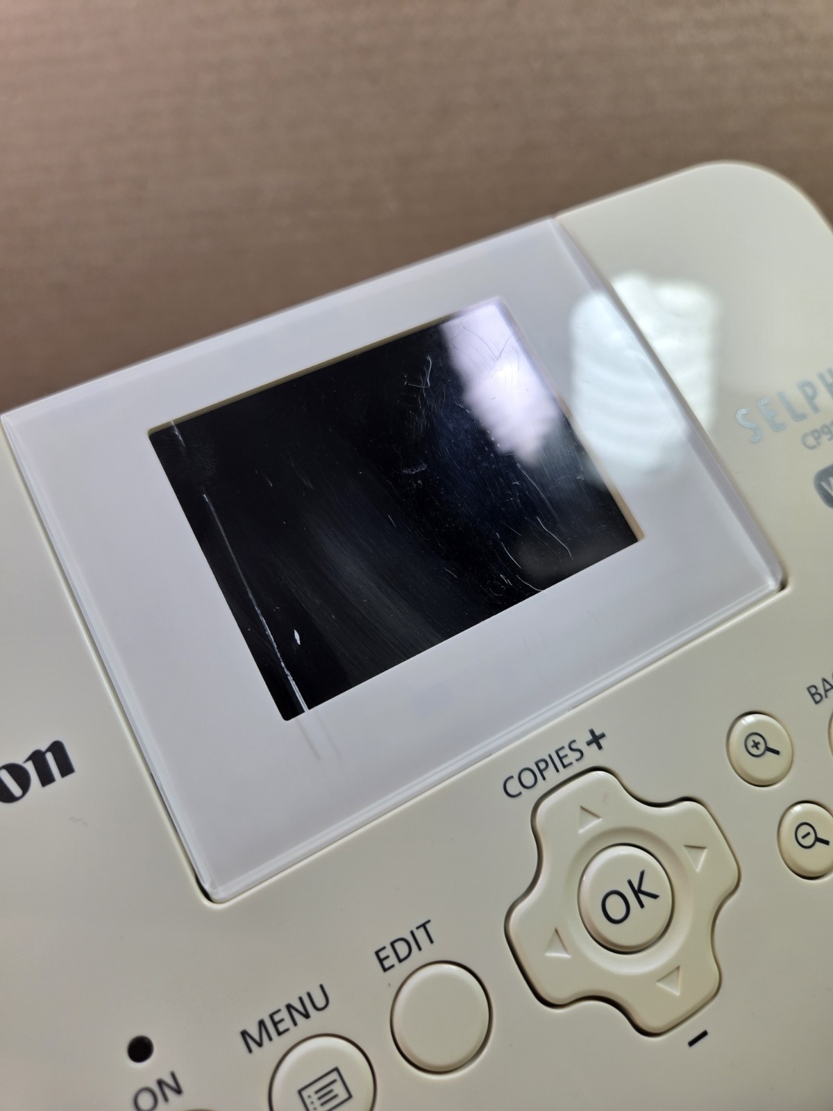 Canon Selphy CP910 White Photo Printer w/ WiFi & Power Adapter Used Tested Read