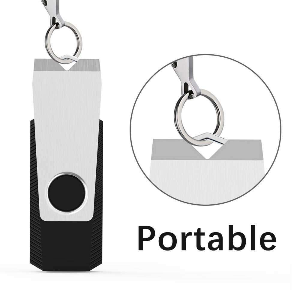 10 Pack 128MB Flash Drive Bulk USB2.0 Memory Stick Pen Thumb Drive Swivel U Disk