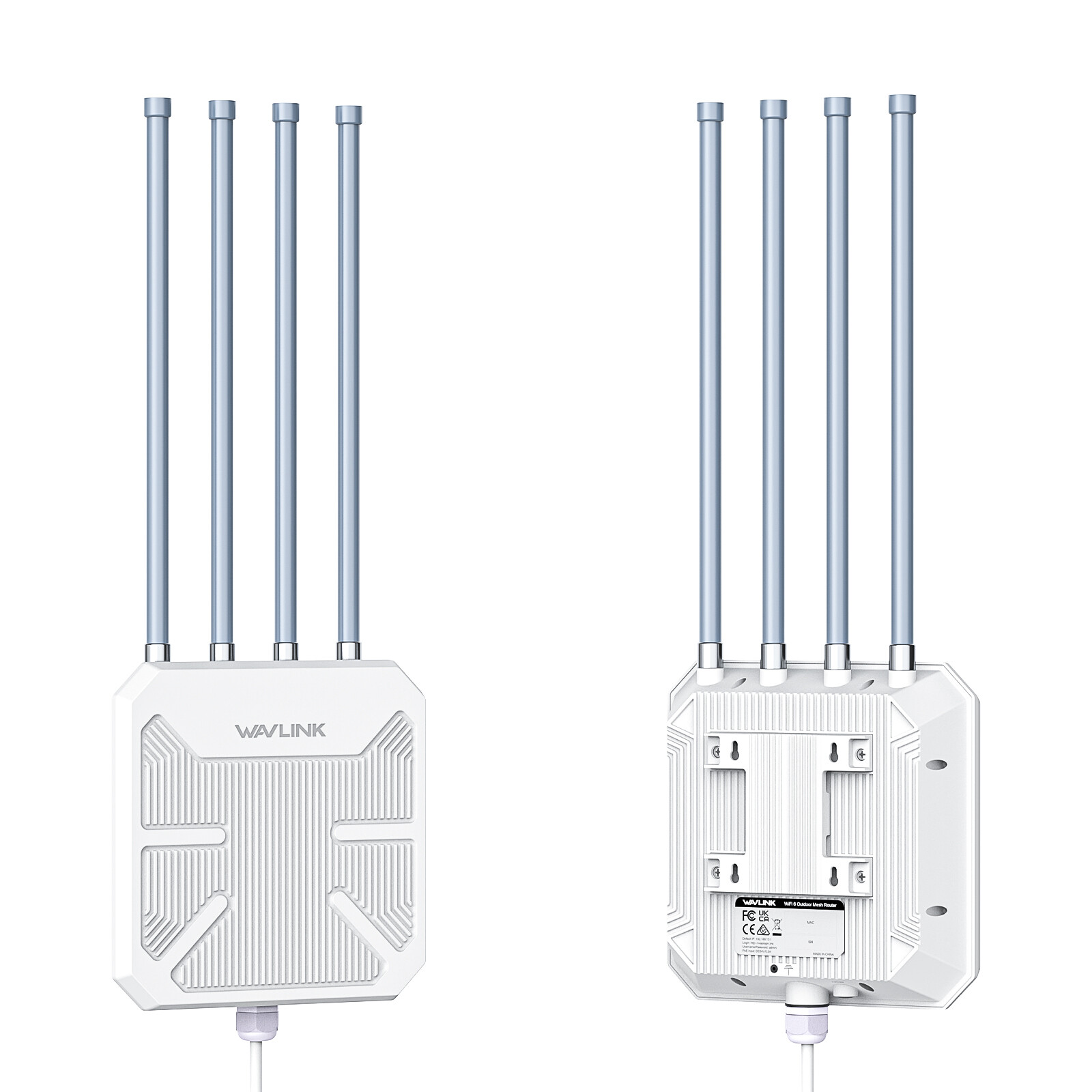 Outdoor WiFi 6 Mesh Router Long Range WiFi Extender Access Point Signal Booster