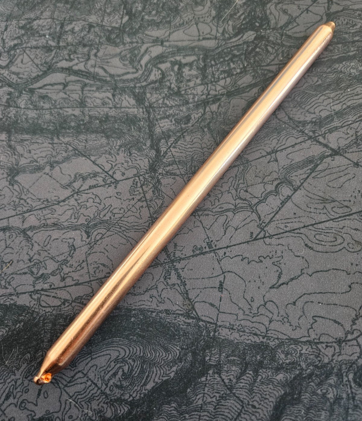 Copper Round Heat Pipe for Cooling CPU GPU Heatsink 10mm x 216mm Sintered Wick