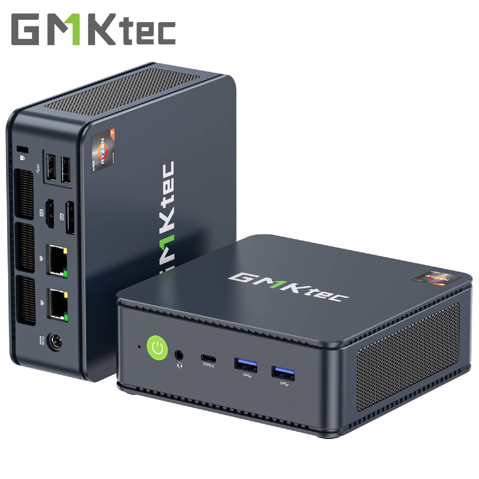 GMKtec Mini PC M5 Plus Gaming AMD Ryzen 7 5825U 32GB DDR4 RAM 1TB SSD WIFI 6E BT