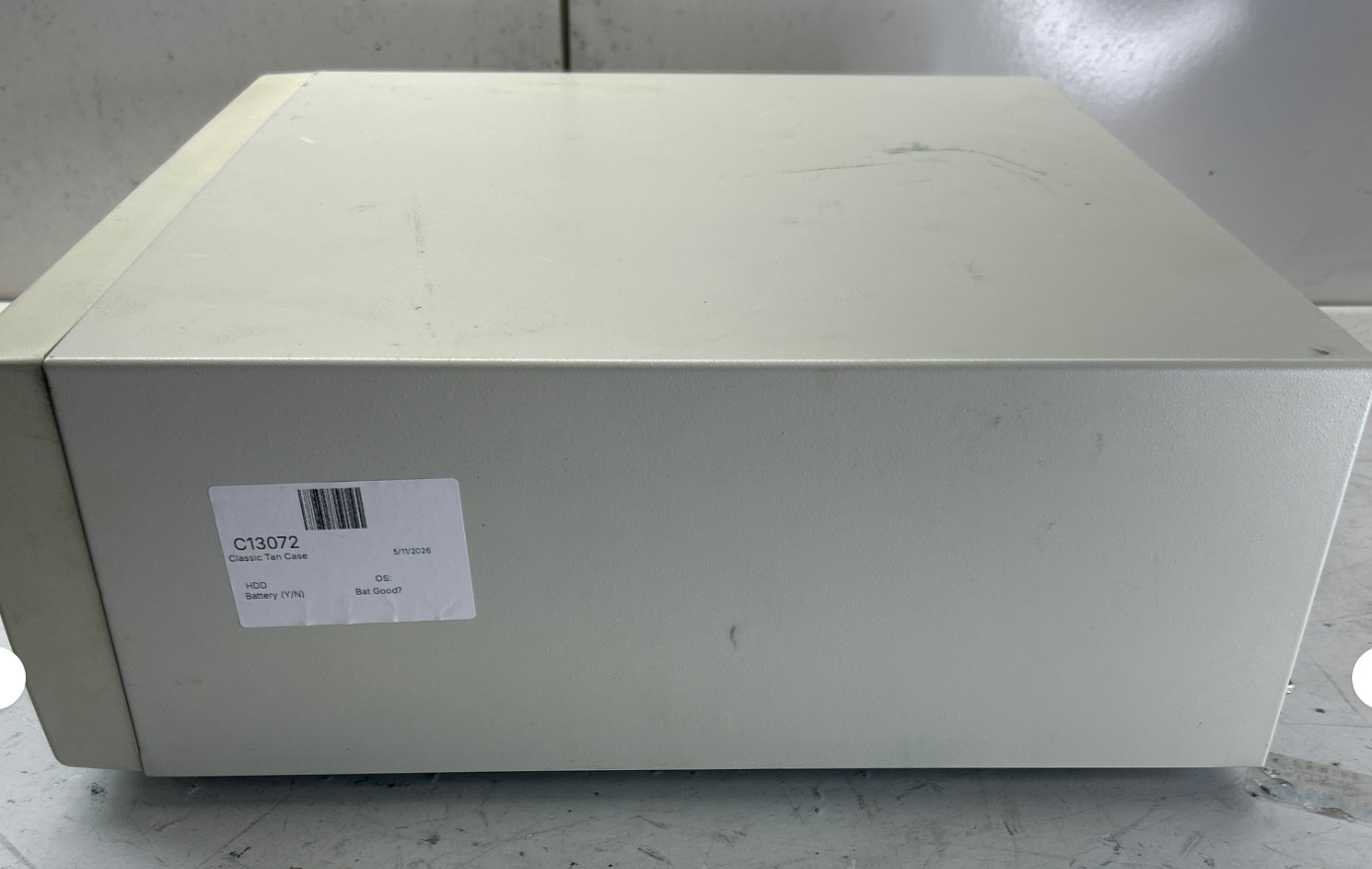 Vintage AOpen Sleeper Flat Desktop Computer Case