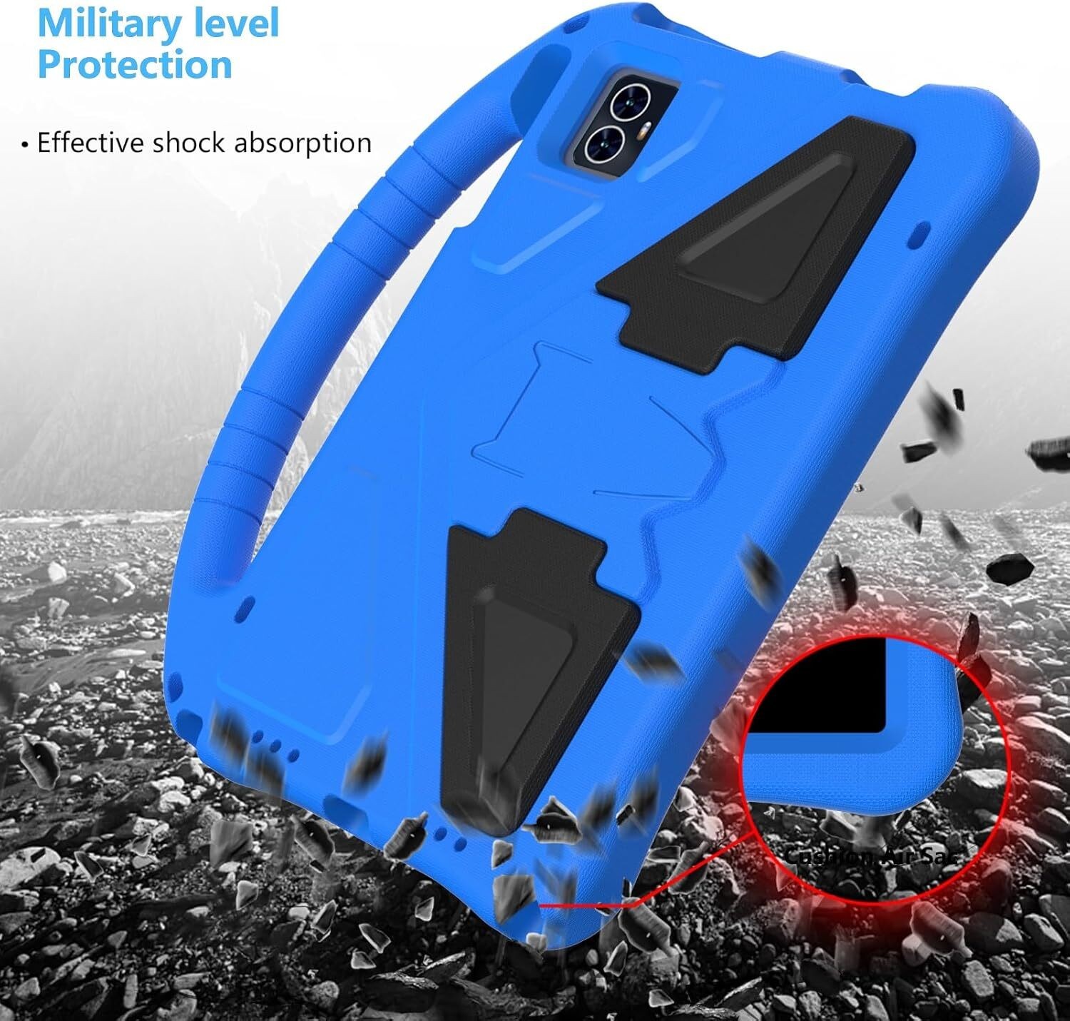 Shockproof Kids Case For Walmart Onn 10.1 Gen 4 2024 Tablet Rugged EVA Cover