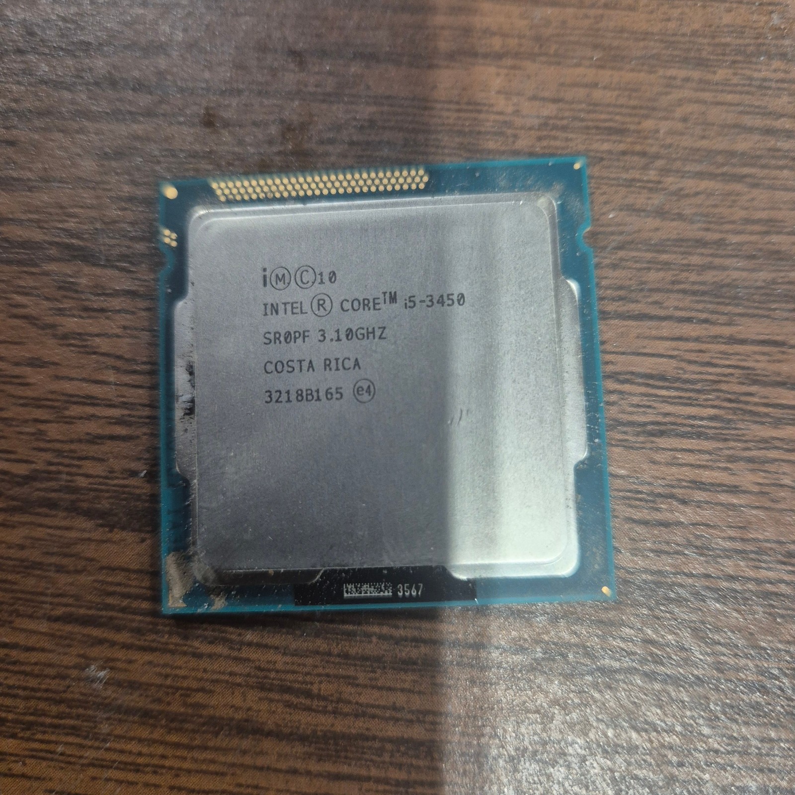 INTEL Core i5-3450 SR0PF 3.10 GHz 6 MB SmartCache 77 W Grade B SKU 13389