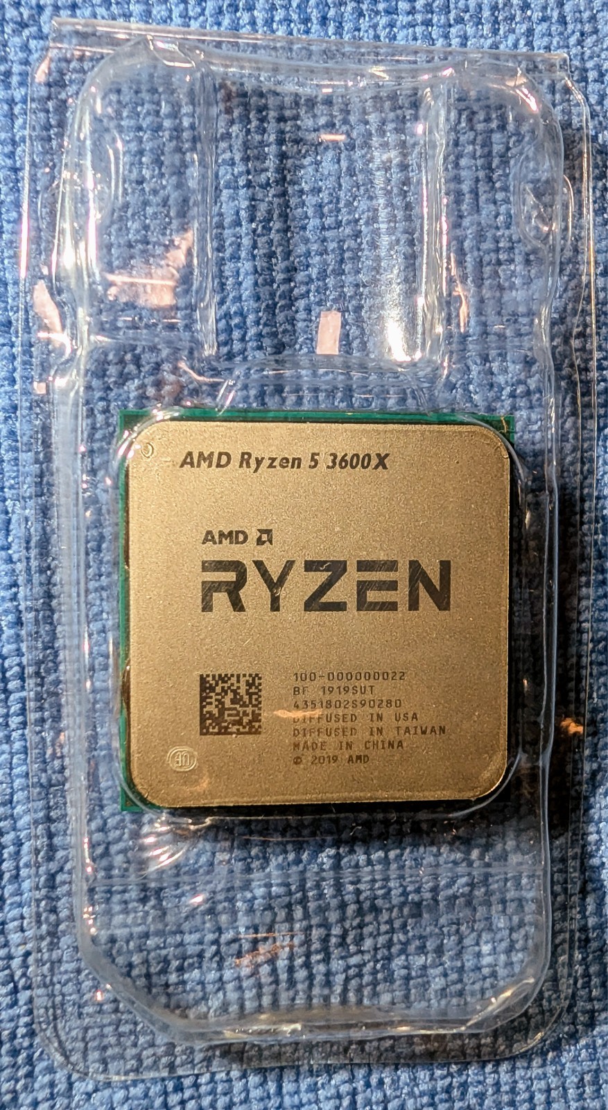 OEM AMD Ryzen 5 3600X 6 Core/12 Thread Desktop CPU AM4 Processor (FAN NOT INC)
