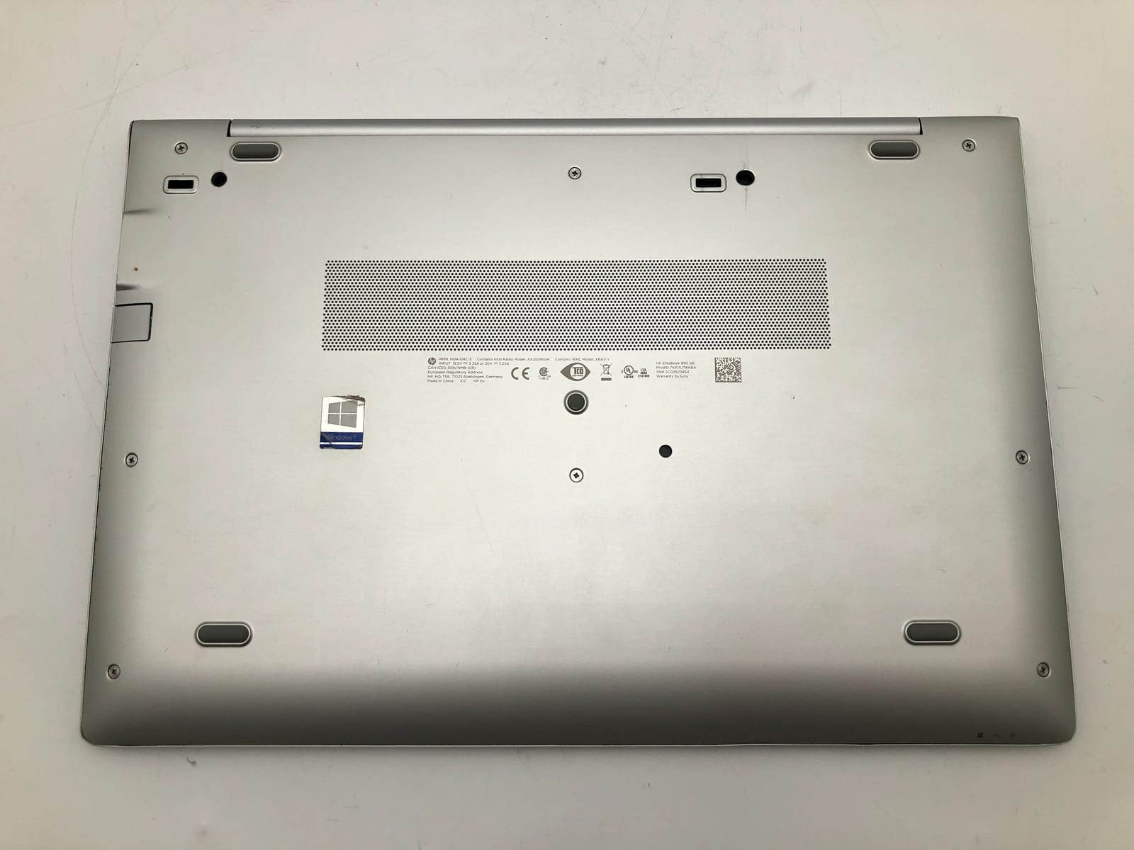 HP | EliteBook 850 G6 | i7-8565U | 16GB | 512GB NVMe | Win 11 Pro | 73% Battery
