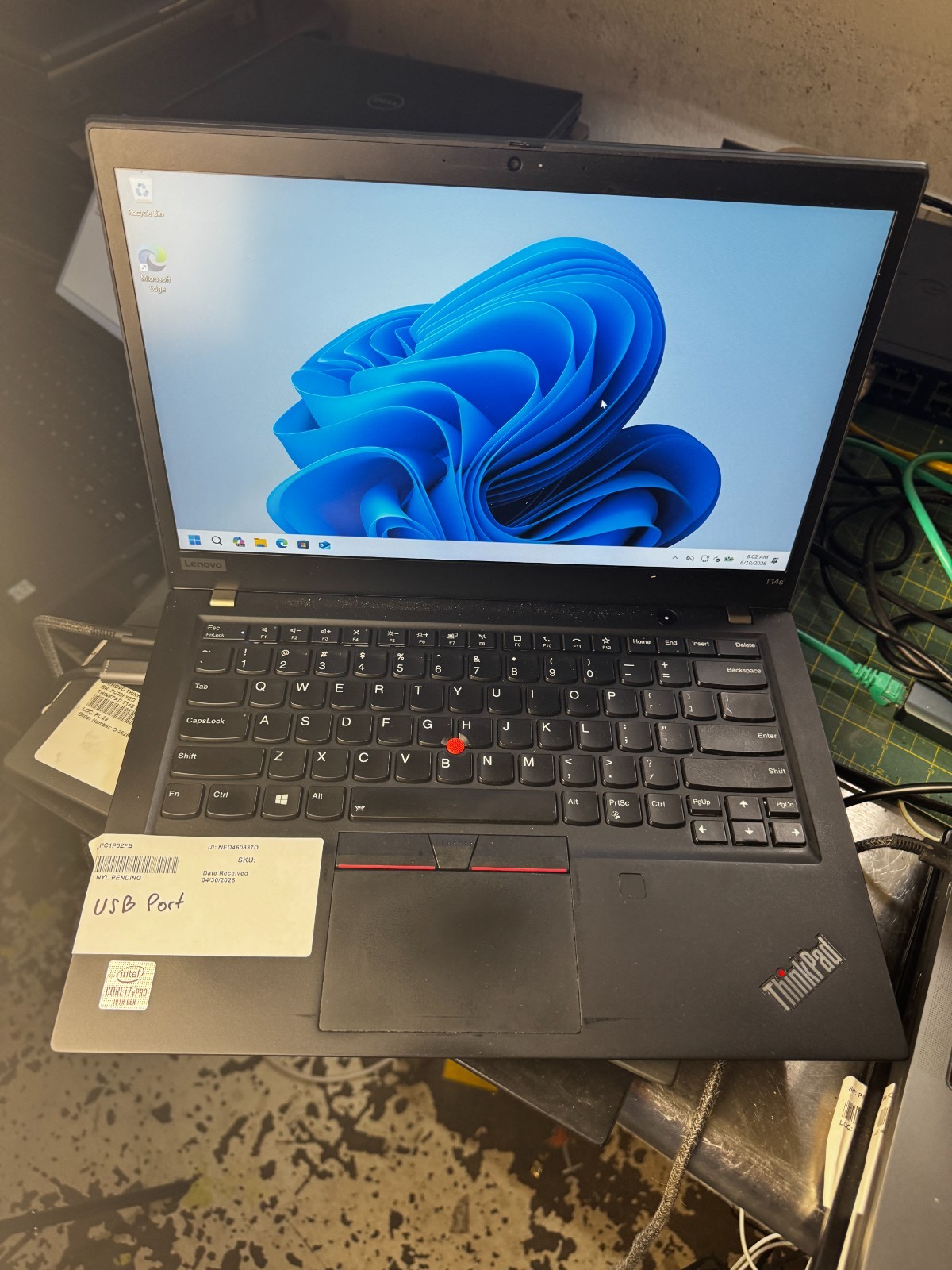 Lenovo ThinkPad T14s Gen 1 Core i7-10610U, 16GB RAM, 256GB SSD, Win11 *READ#6190
