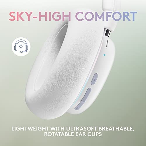 Logitech G735 Wireless Bluetooth Gaming Headset – White Mist
