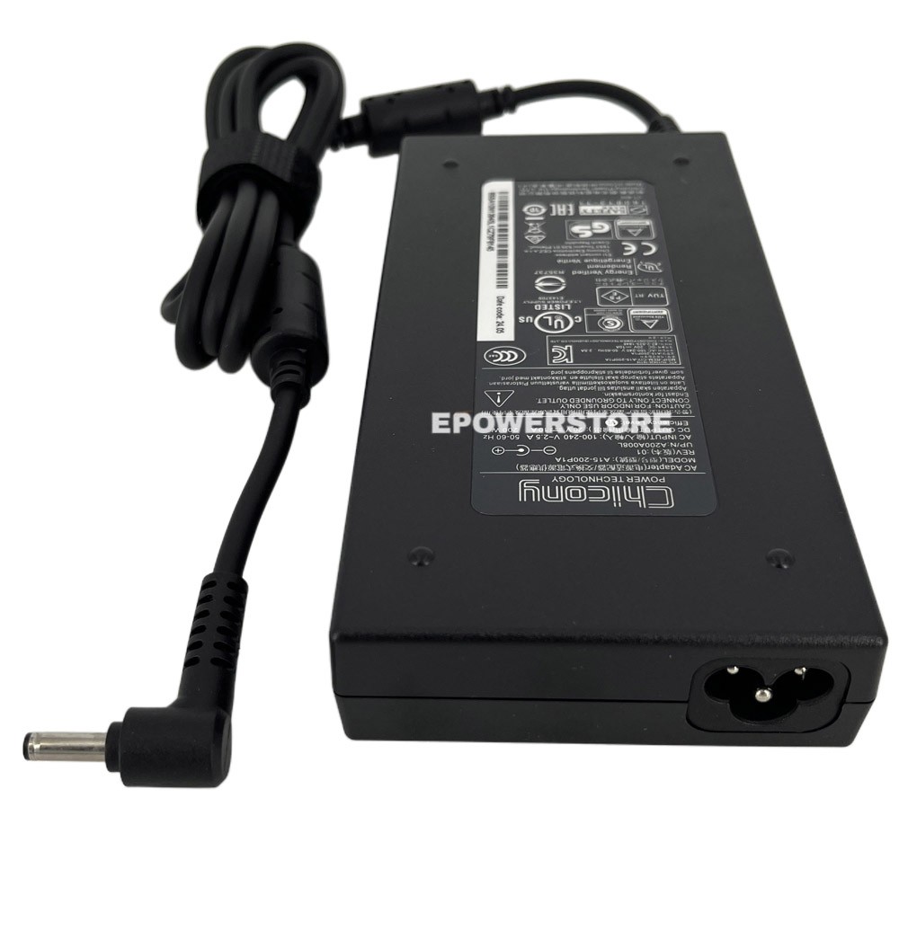 20V 10A 200W AC Adapter Charger For MSI Katana A15 AI B8VG-450US B13VFK-2232US