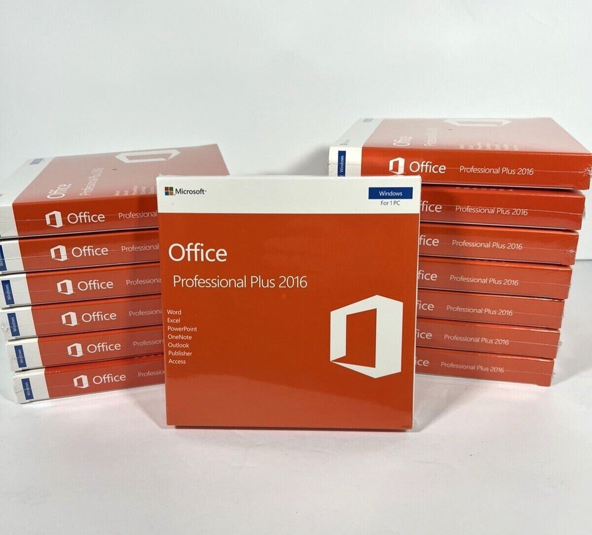 Microsoft Office 2016 Professional Plus DVD (Verified 4 PCs) +Product Key Sealed