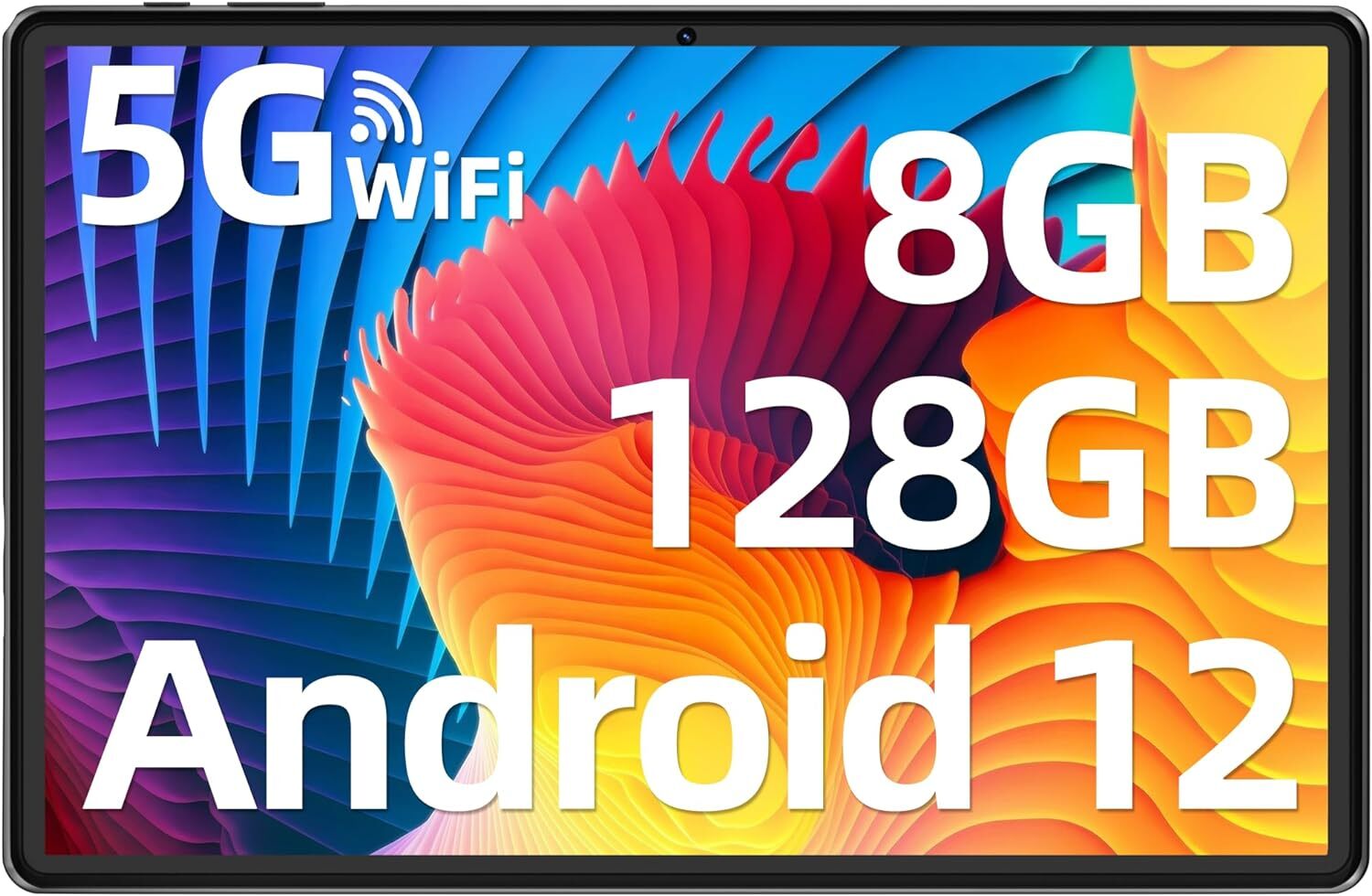 10.1″ WIFI Tablet Android 12 Tablets Pad 32G 64GB 128GB HD Quad-Core Dual Camera