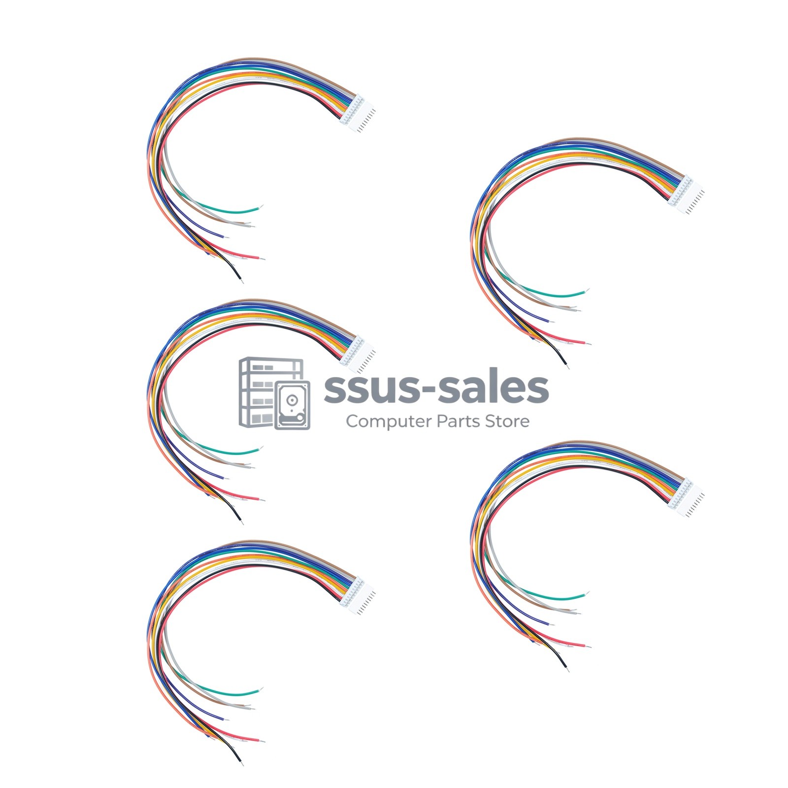 X5 ZH1.5 10Pin Single End Wire Cable 20cm Straight Pin Header Terminal Socket