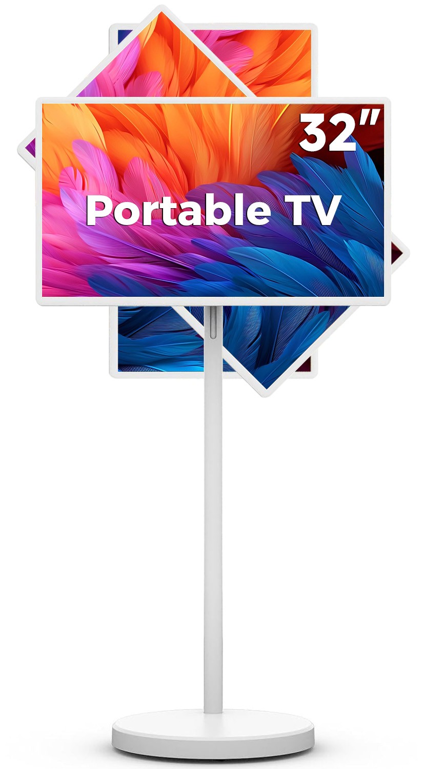 32” Portable Touch Screen TV Interactive Digital Display Monitor Android 15 OS
