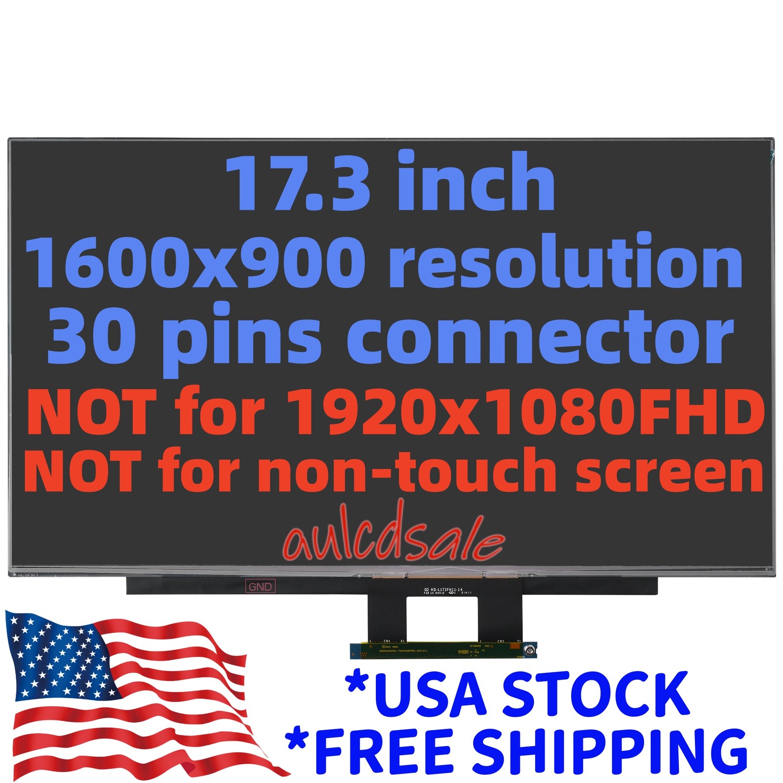 M50441-001 N39382-001 For HP 17-CN2XXX 17T-CN400 17-CN0157NR LCD Touch Screen US