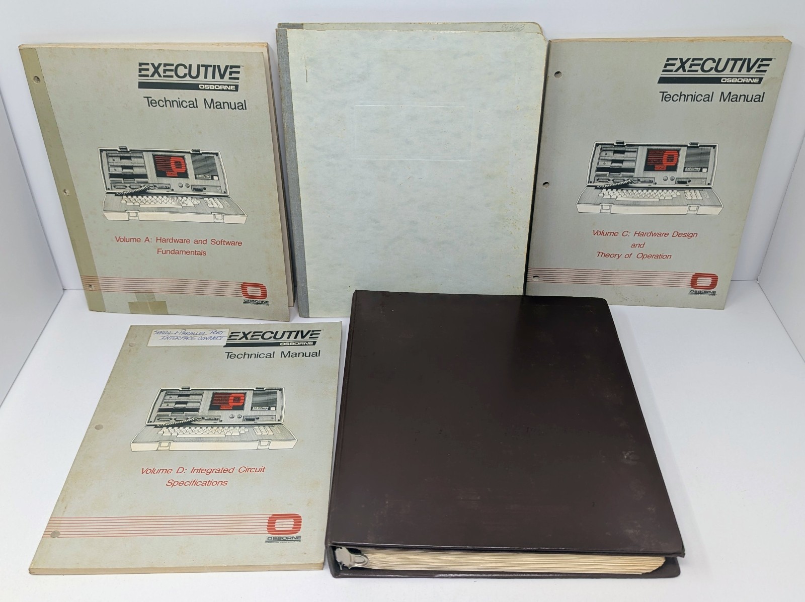 Osborne Executive Computer Technical Manual – Volume A, B, C, D, & E!
