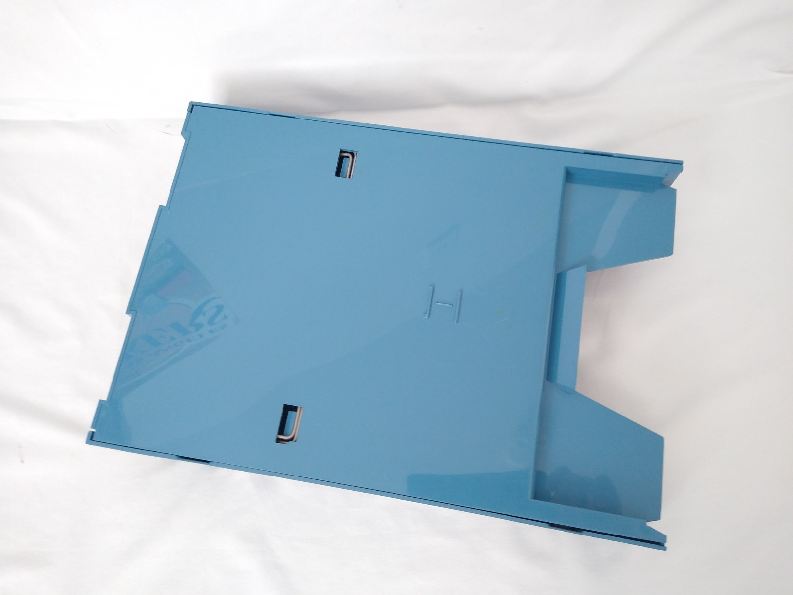 Vintage IBM Wheelprinter 5216 Input Output Paper Tray Feed Blue Replacement Part