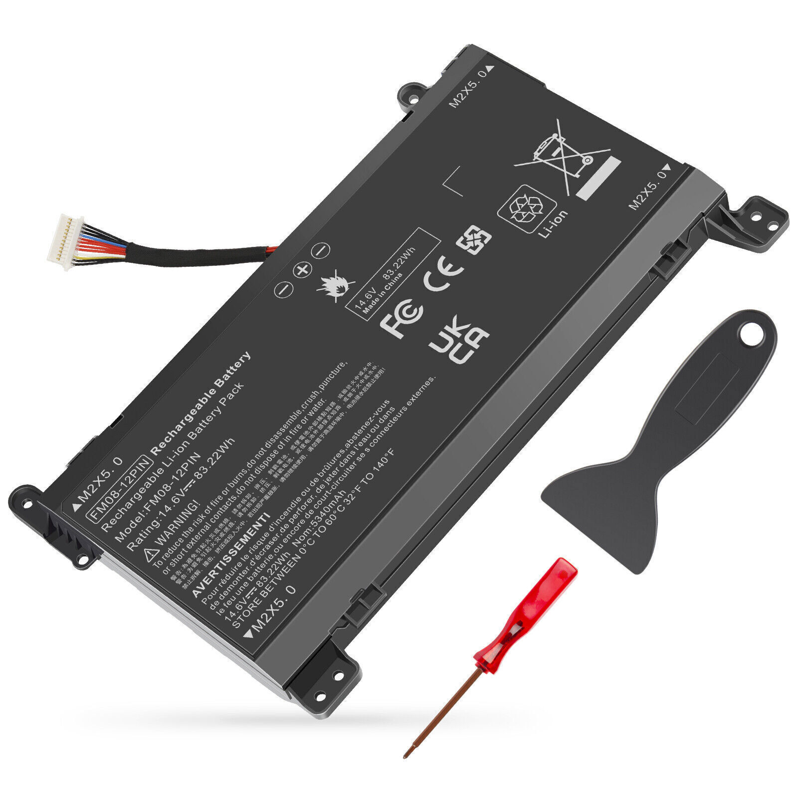 12Pin FM08 Battery for HP Omen 17-AN013TX 922752-421 HSTNN-LB8A TPN-Q195 Laptop