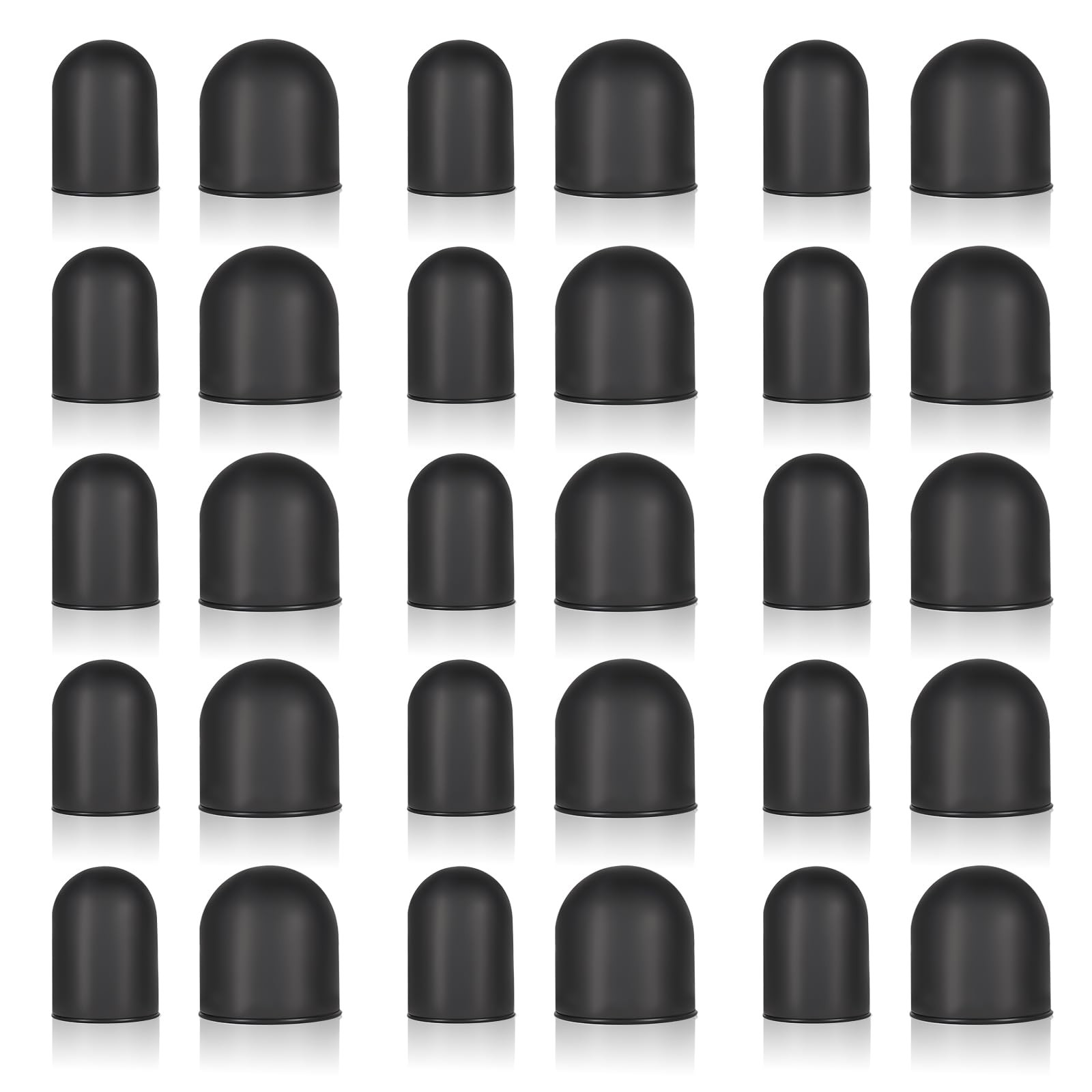 60PCS Stylus Rubber Tips for Pens, no Scratch 0.5cm & 0.7cm, Black