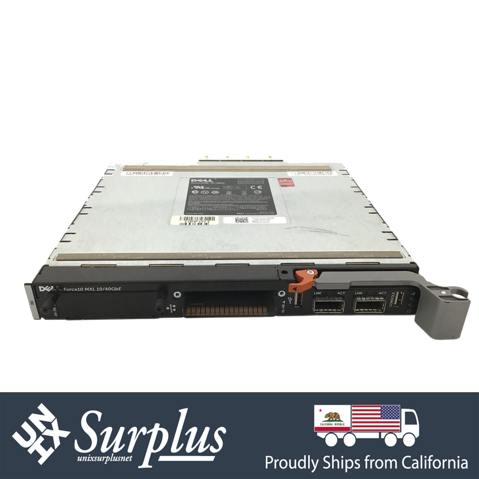 DELL M630 24 port 10/40G Switch Blade M1000E MXL Ethernet Force10 I/O QSFP Mod