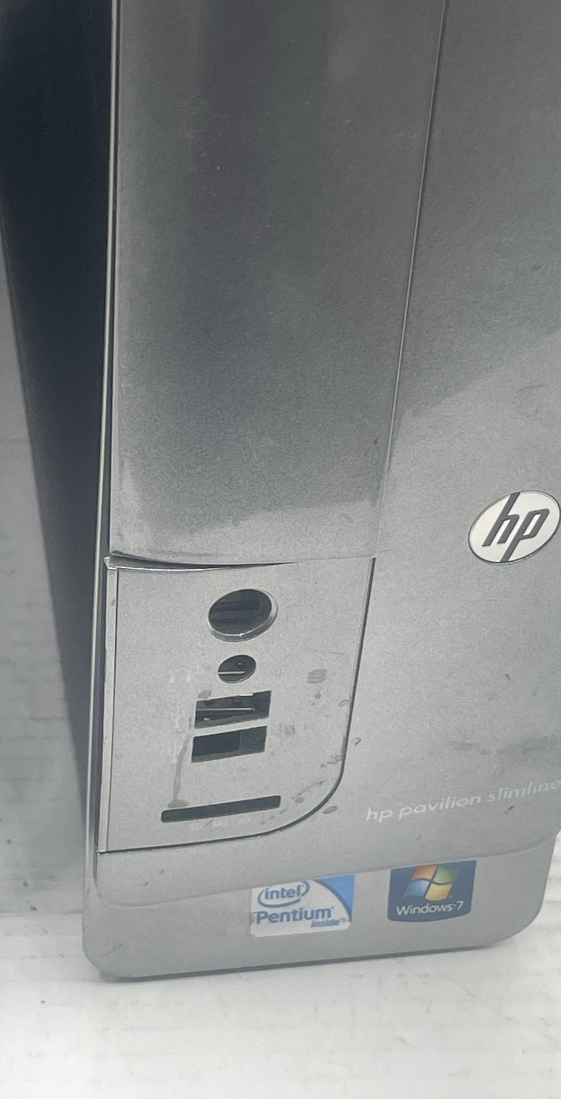 HP Pavilion Slimline s5-1014 Intel Pentium Desktop Computer Lot of 2 No HDD