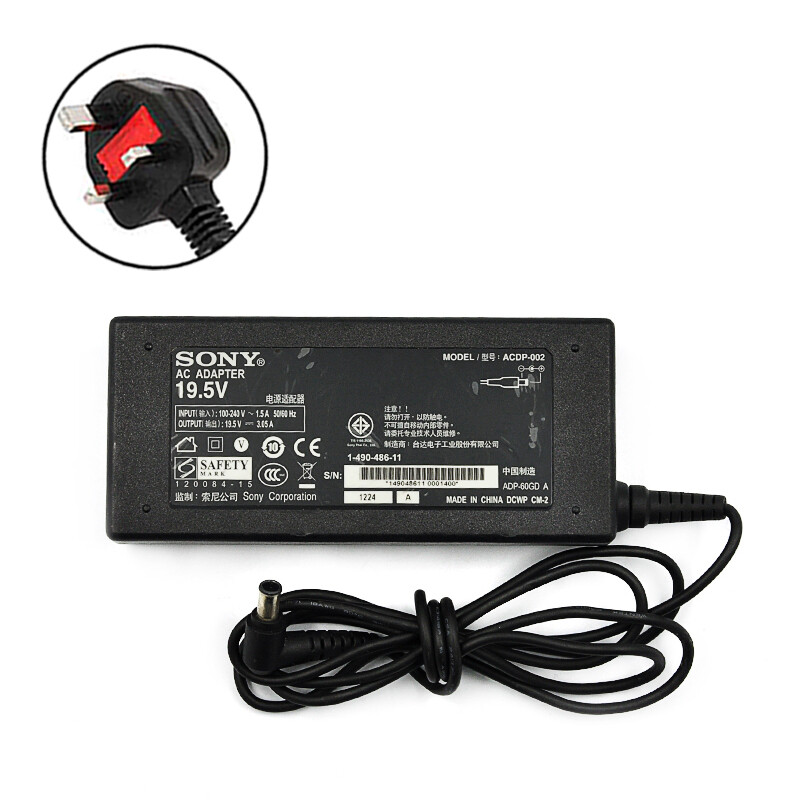 Sony AC ADAPTER ACDP-002 149048611 19.5V 3.05A For Sony KDL-32R433B KDL-42W650A