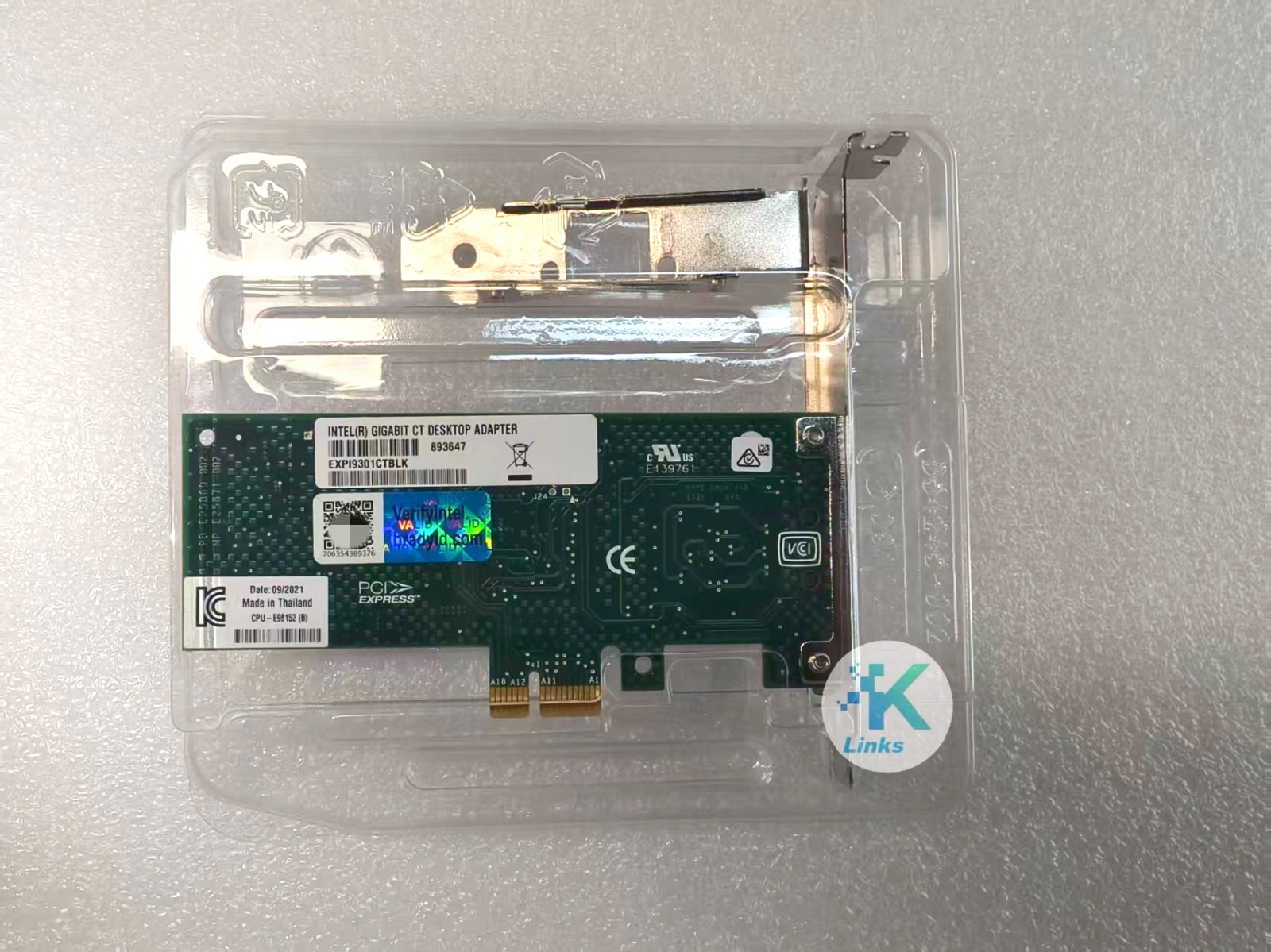 Intel Gigabit EXPI9301CTBLK Yotta mark 1G RJ-45 EXPI9301CT Desktop Adapter NEW