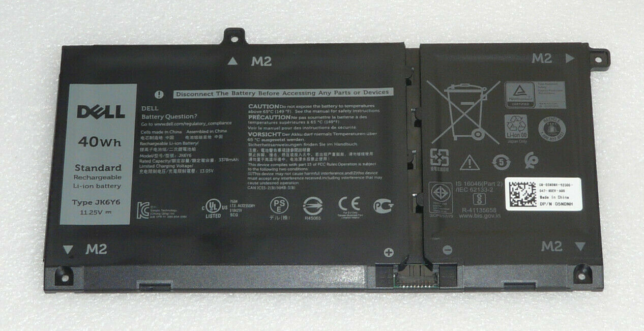 NEW DELL INSPIRON 14 5401 5402 5405 5408 5409 40WH 11.25V BATTERY JK6Y6 0JK6Y6