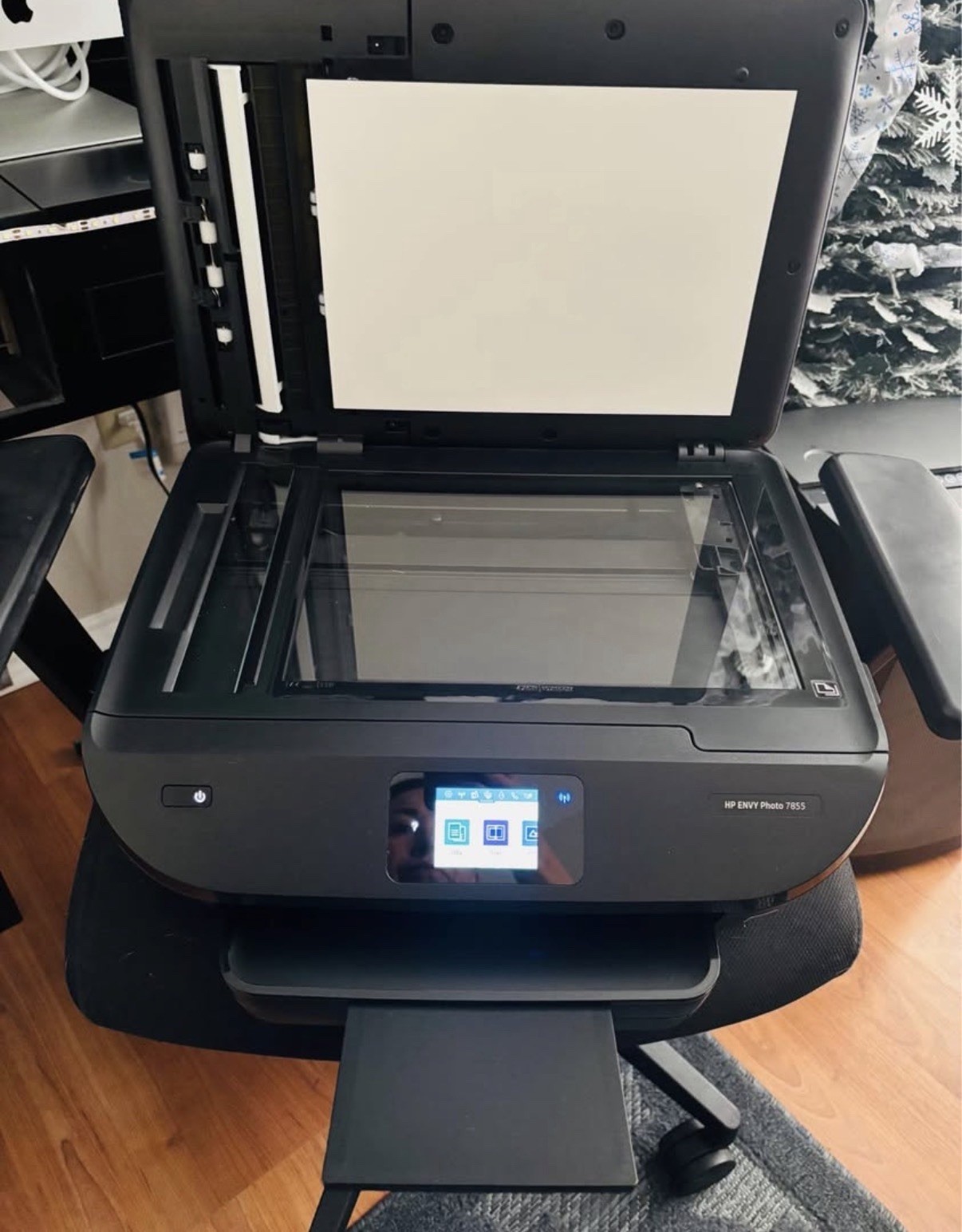 HP ENVY Photo 7855 All in One color Photo Printer with Wireless Printing Alexa