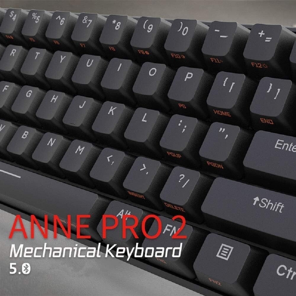 Anne Pro 2 Mechanical Keyboard Arrow Keys on up to 8 Hours Extended Battery Life
