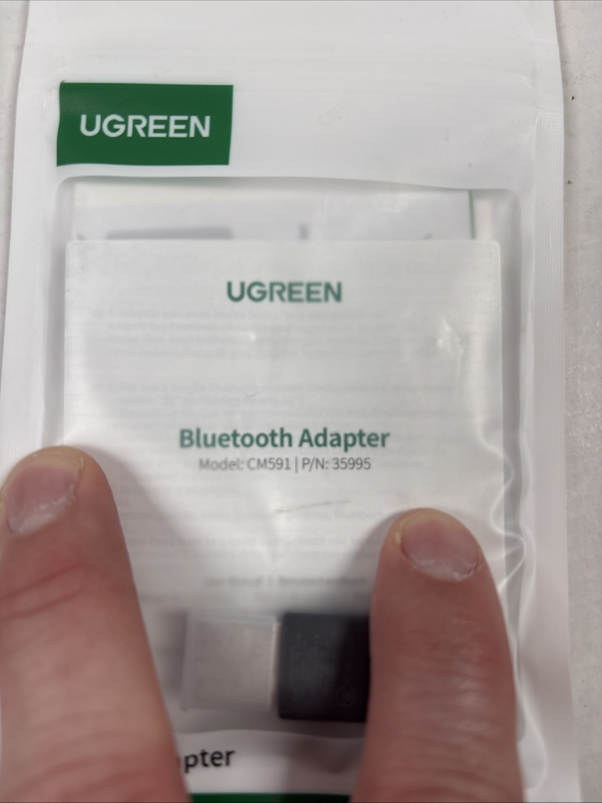 UGREEN USB Bluetooth 5.3 Adapter for PC, Plug & Play for Windows 11/10/8.1
