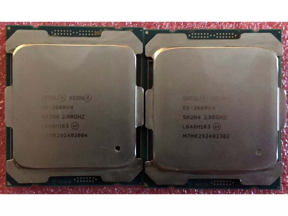 2PCS Intel Xeon E5-2690 V4 E5-2680 V4 E5-2660 V4 E5-2650V4 LGA2011-3 CPU LOT