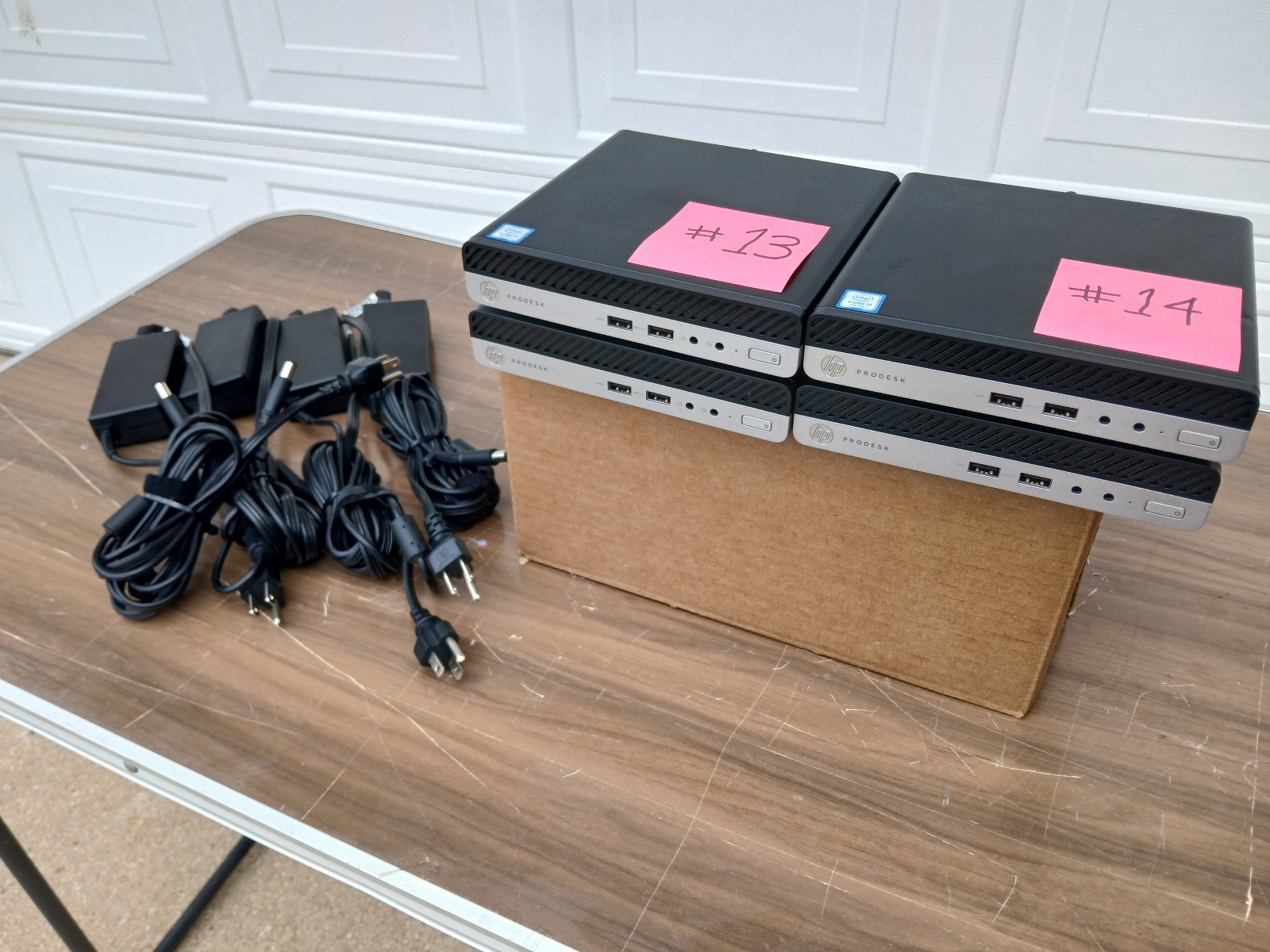 HP ProDesk 400 G3 Desktop i5-7500T/8GB/256GB/WiFi/Power/Windows 11 Lot of 4 #4