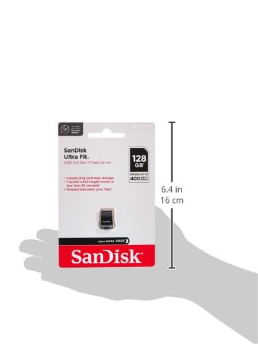 SanDisk Ultra Fit 32GB USB 3.1 Flash Drive High Speed Compact Storage