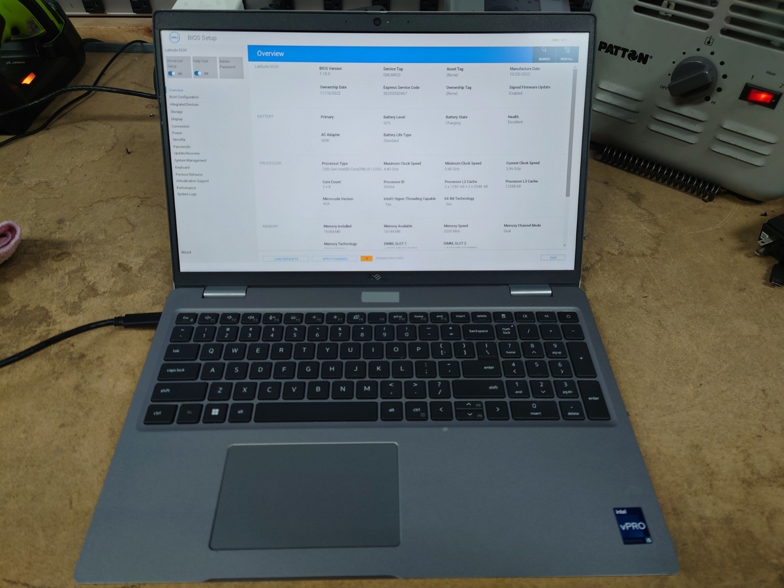 Dell Latitude 5530 15.6″ FHD i5-1235U 16GB RAM 512GB SSD No OS