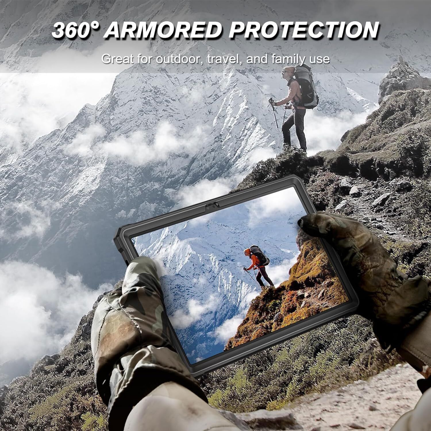 Shockproof Case for Samsung Galaxy Tab A9 Plus 11″ (2023) Rugged Kickstand Cover