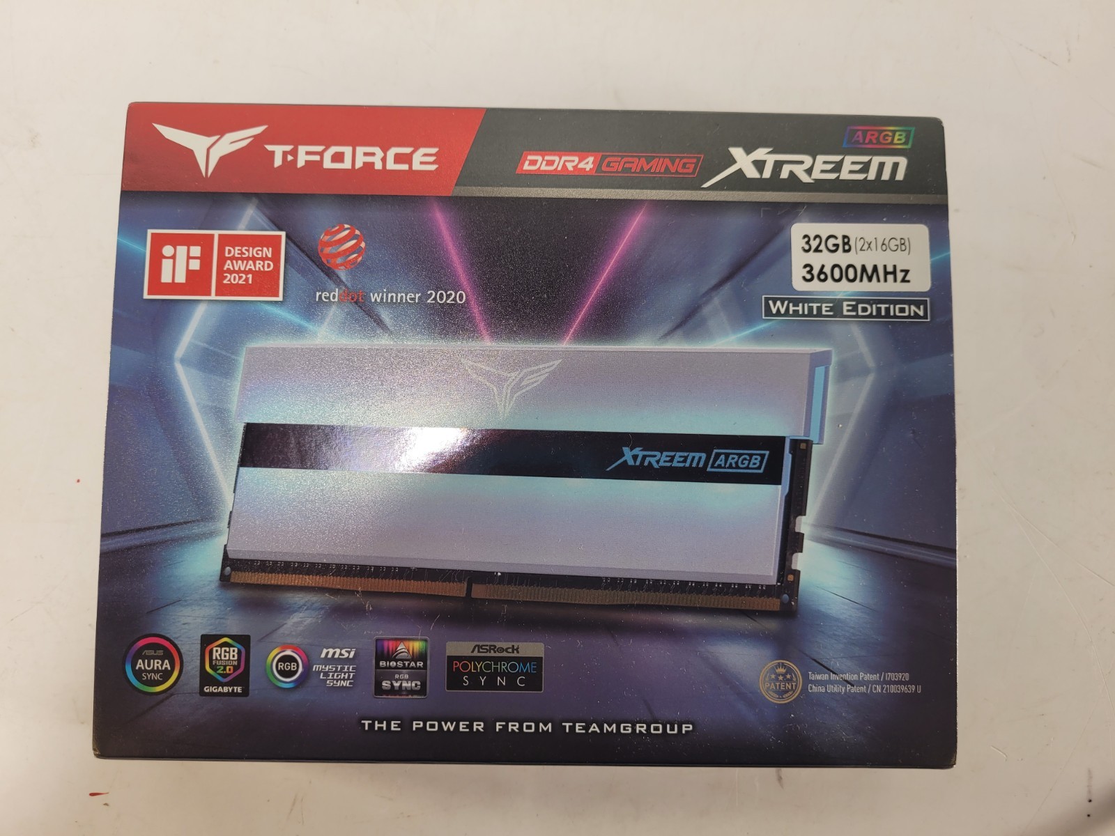 TEAM Group T-Force XTREEM ARGB 32GB DDR4 3600MHz DIMM System Memory