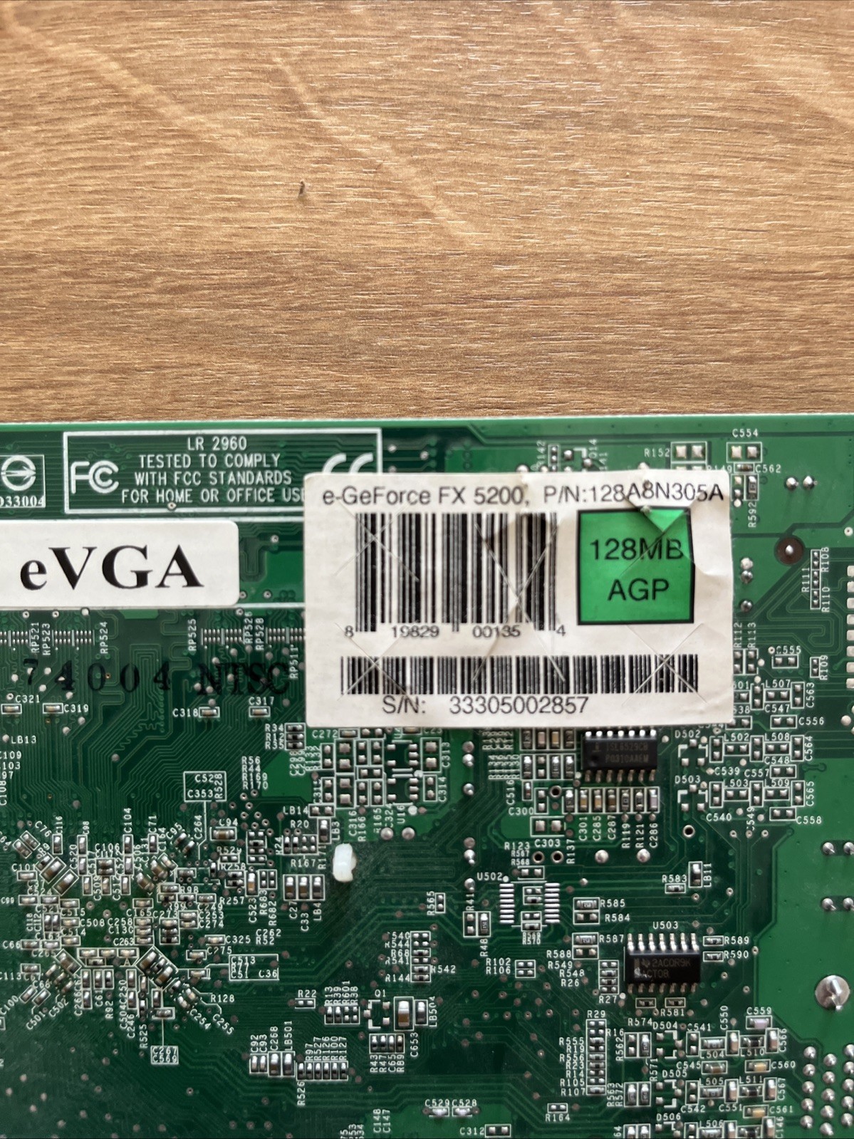 Nvidia Fx5200_128Mb_Pci E-Geforce Fx5200 128Mb Ddr Pci Vga & S-Video