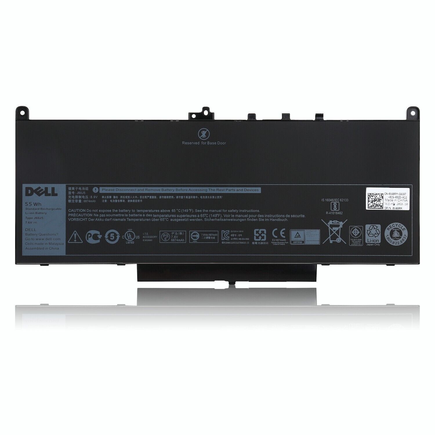 NEW J60J5 Genuine 55WH Battery For DELL Latitude E7270 E7470 7470 7270 0J60J5