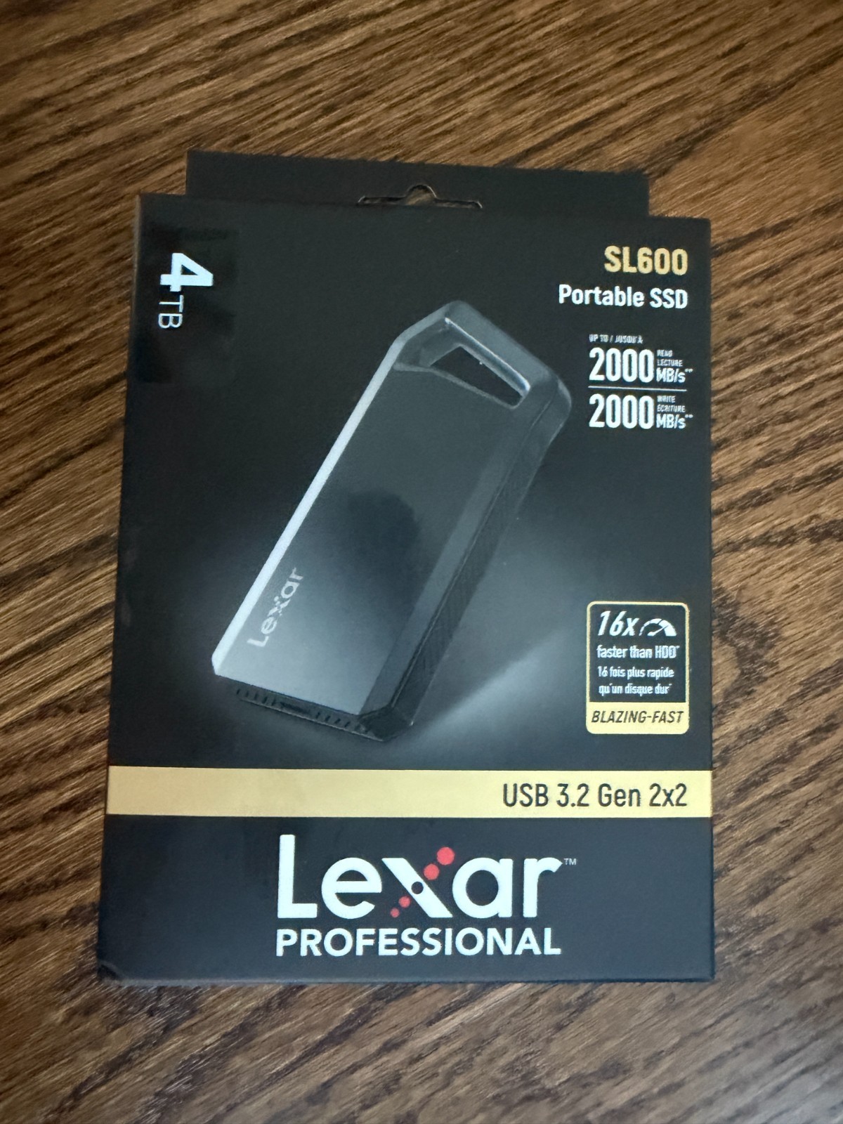 Lexar Professional SL600 4TB Portable External SSD USB 3.2 Gen 2×2 Type-C