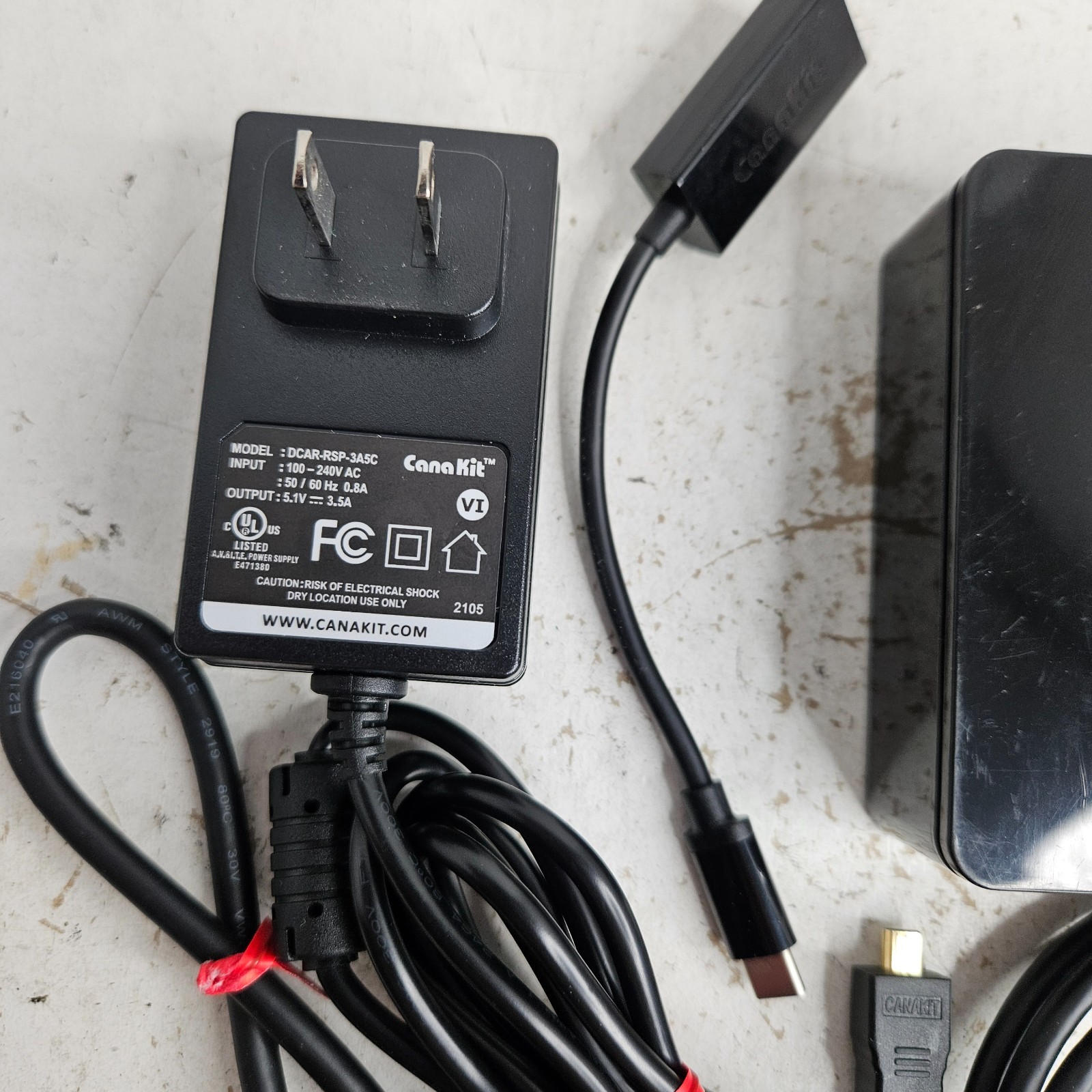 CanaKit Raspberry Pi 4 Model B 1GB RAM, 128GB Micro SD, USB C PSU, HDMI