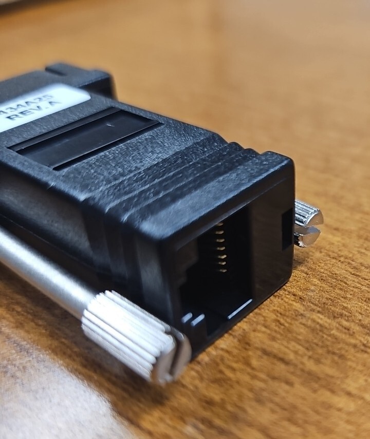 NEW RJ45 to RS232 DB9 9 Pin Serial Port Female to RJ45 Female