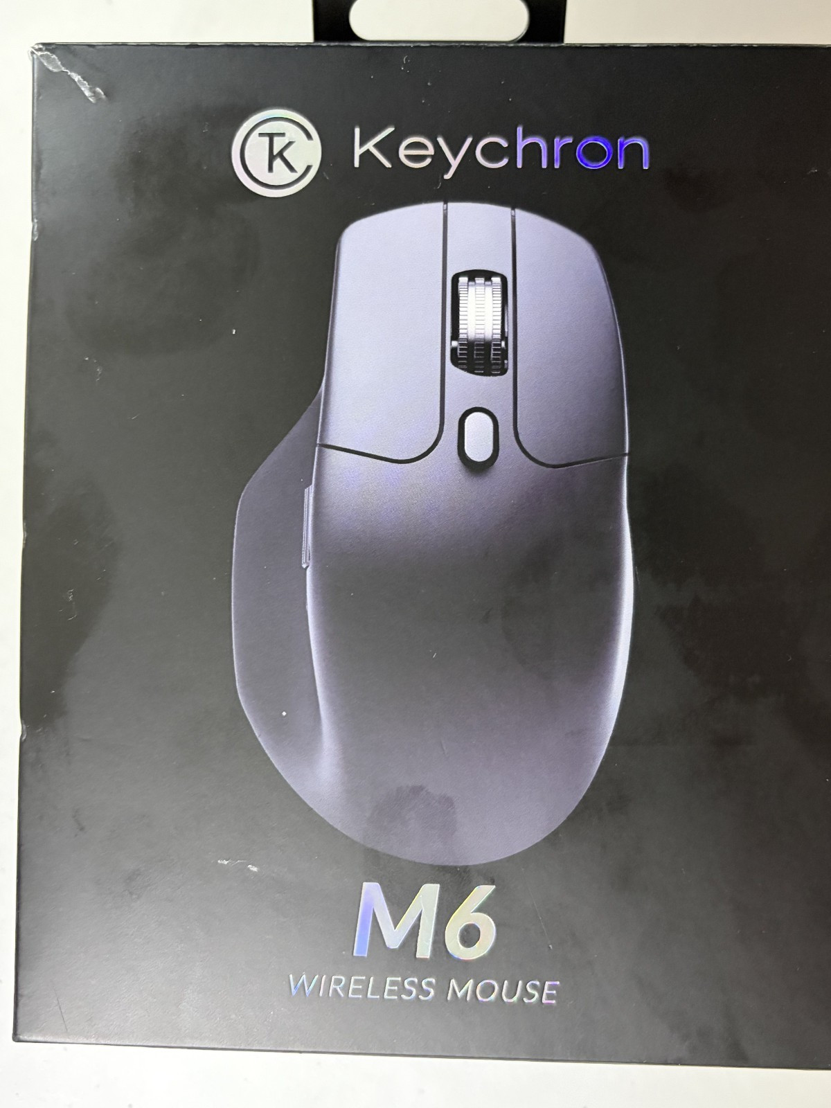 Keychron – M6 Ergonomic Wireless Laser Mouse w/ Macro Button