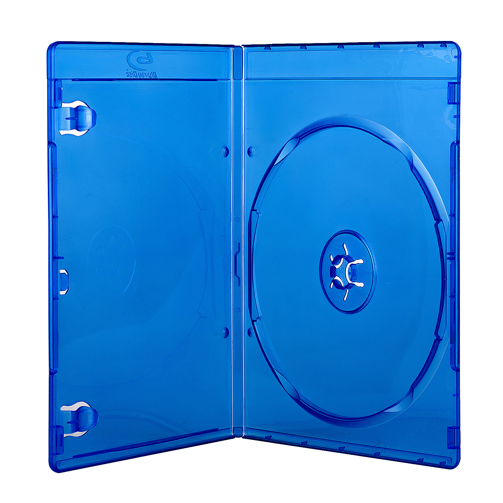 10 Pack Blu-Ray DVD CD Optical Disc Storage Holder 7mm Slim Case Space Saving